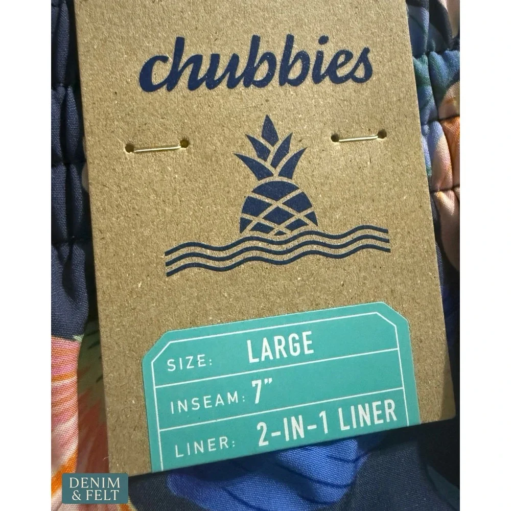 NEW Chubbies Mens The Big Bloomers 7